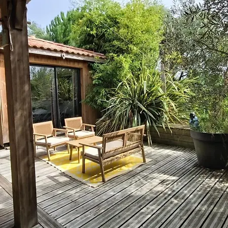 L'oceane Dans Un Ecrin De Verdure Avec Piscine 9 A 11 Pers